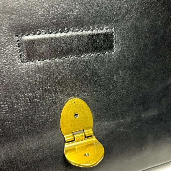 Madewell black leather shoulder bag - Picture 4 of 14